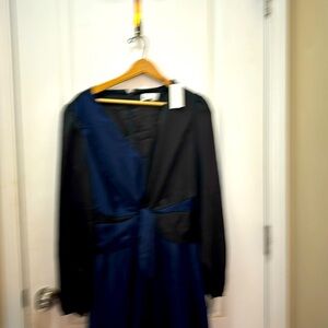 NWT  Adorable Milly party dress. Striking blue and black